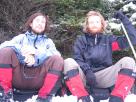 Kyle Pickering and Bobby McDowell walking across Canada